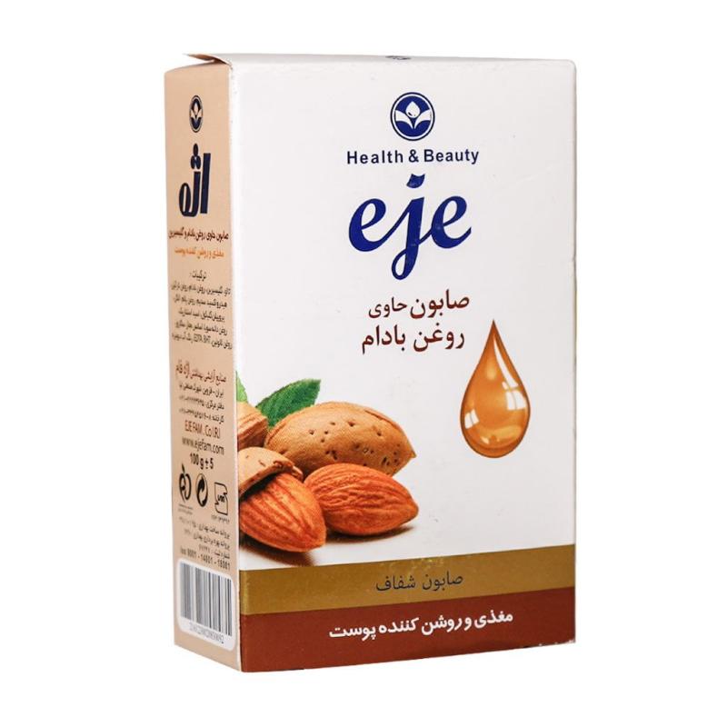 صابون روغن بادام و گلیسیرین اژه مناسب پوست خشک و کدر