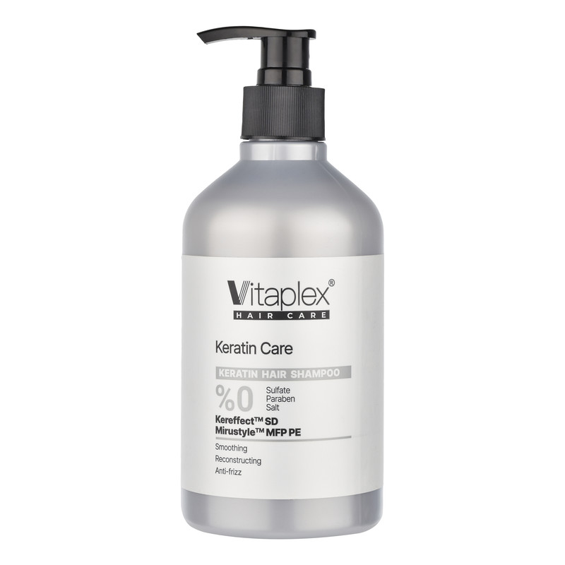 شامپو فاقد سولفات ویتاپلکس Keratin Care مناسب موهای کراتین‌شده