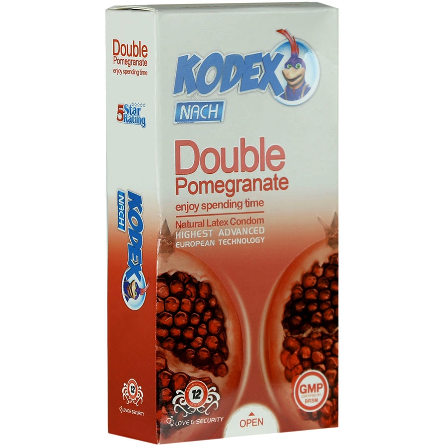 کاندوم دابل انار کدکس 12 عددی