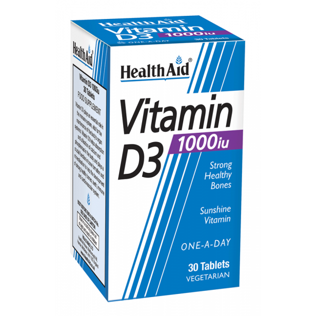 قرص ویتامین D3 1000 واحد هلث اید