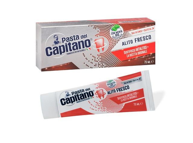 خمیر دندان برطرف‌کننده بوی بد دهان پاستا دل کاپیتانو مدل Fresh Breath